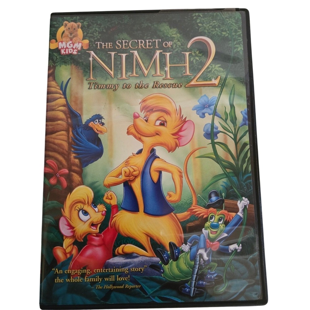 The Secret of NIMH 2 Timmy to the Rescue DVD MGM Kids Animated Movie 1998